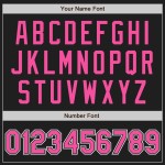Özel Siyah Pembe Çizgili Pembe-Beyaz Orijinal Beyzbol Forması Özel Siyah Pembe Çizgili Pembe-Beyaz Orijinal Beyzbol Forması
