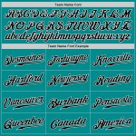 Özel Aqua Siyah-Beyaz Orijinal Beyzbol Forması Özel Aqua Siyah-Beyaz Orijinal Beyzbol Forması