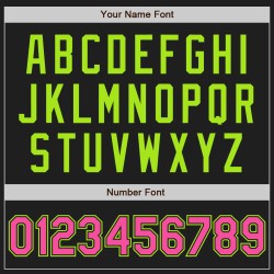 Özel Siyah Pembe Çizgili Pembe-Neon Yeşil Orijinal Beyzbol Forması Özel Siyah Pembe Çizgili Pembe-Neon Yeşil Orijinal Beyzbol Forması
